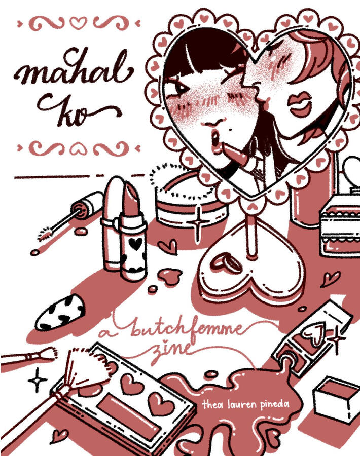 cover of mahal ko, a butchfemme zine, 2023